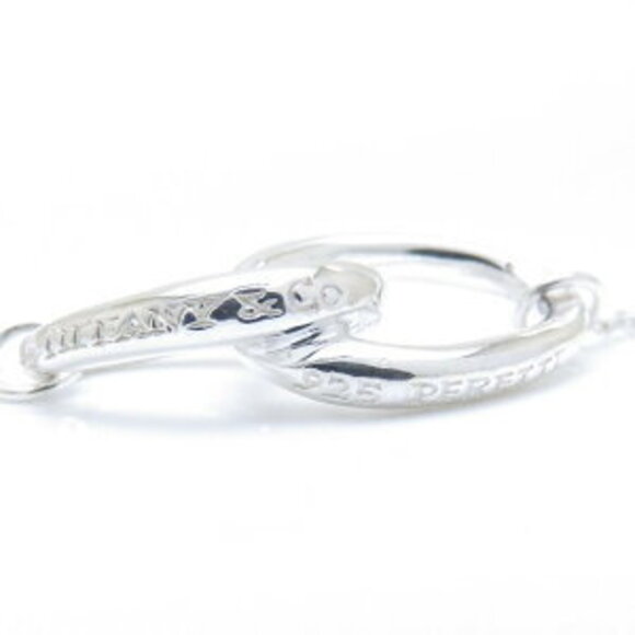 Tiffany Double Loop Necklace Silver Pendant - Picture 6 of 7